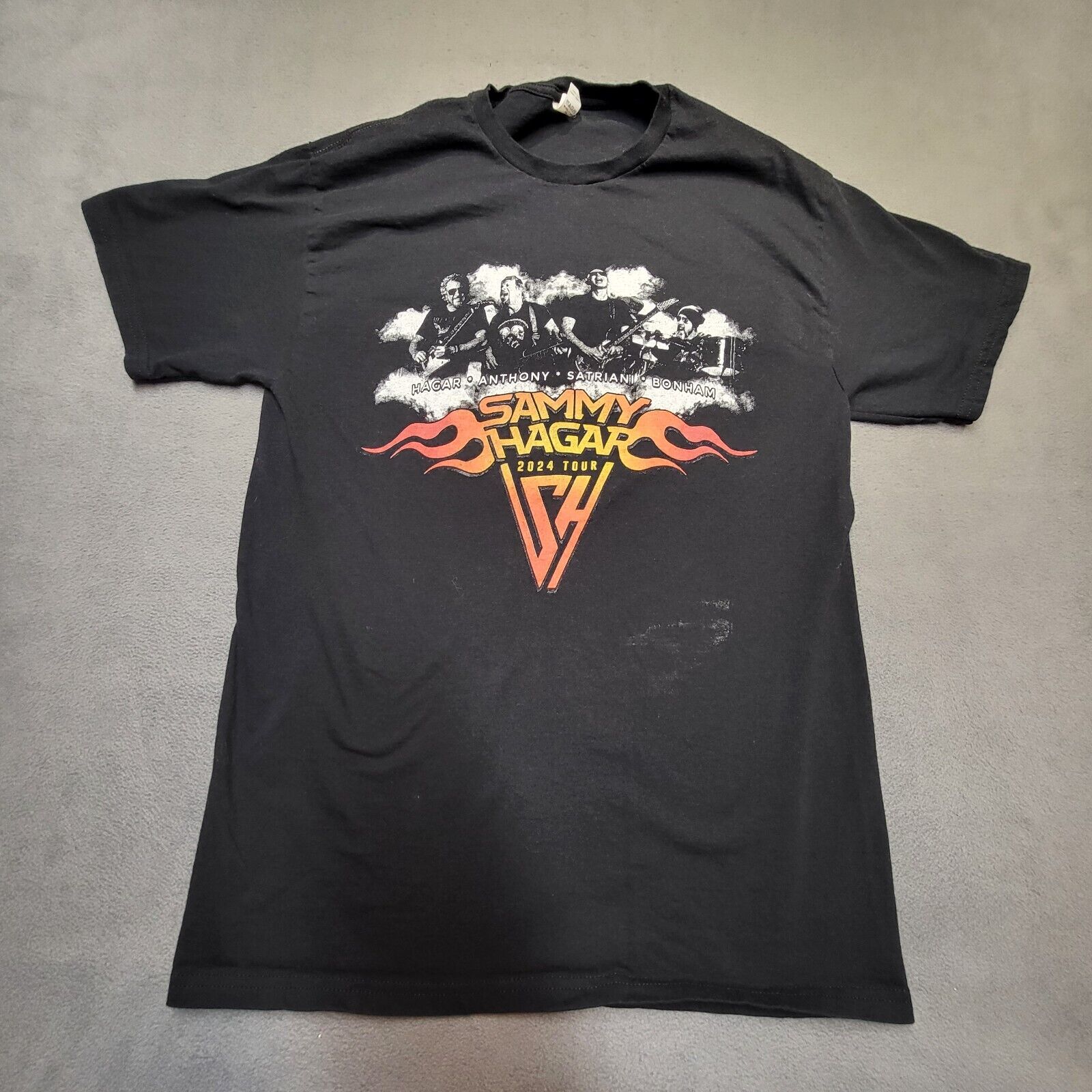 Sammy Hagar Shirt Womens M Black Short Sleeve Graphic 2024 Tour